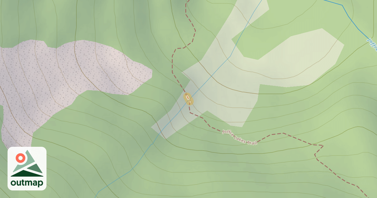 Map of Joffre Lakes Trail