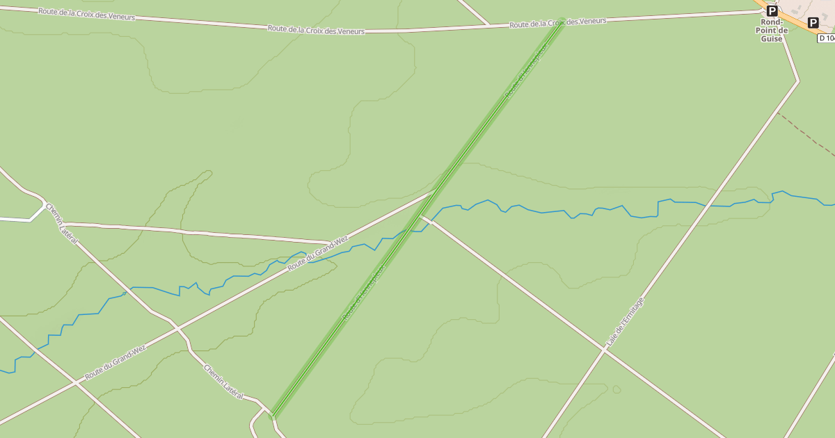 Map preview of Route d'Hennepieux