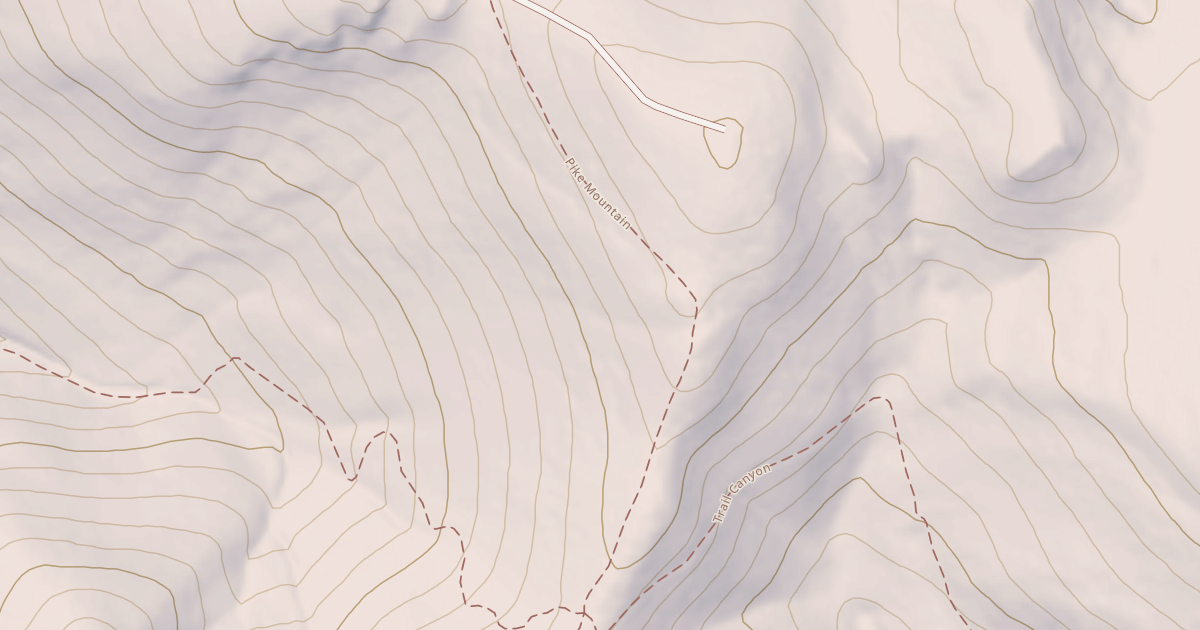 Map preview of Pike Mountain
