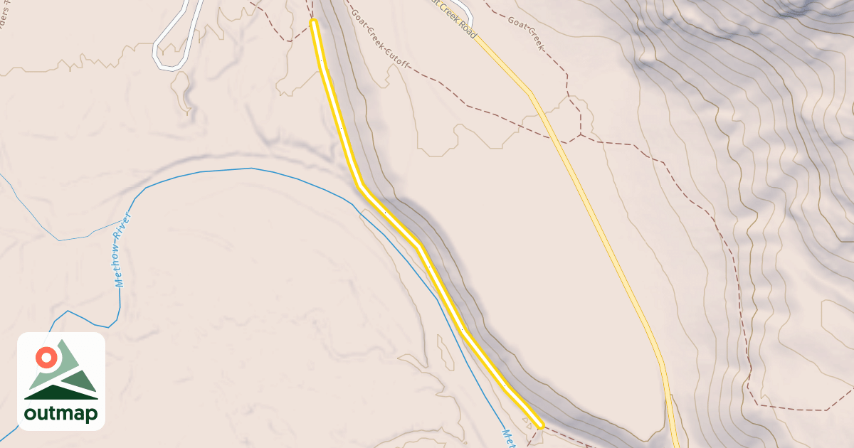 Map of Methow Community Trail- Browns Farm to Suspension Bridge Trailhead