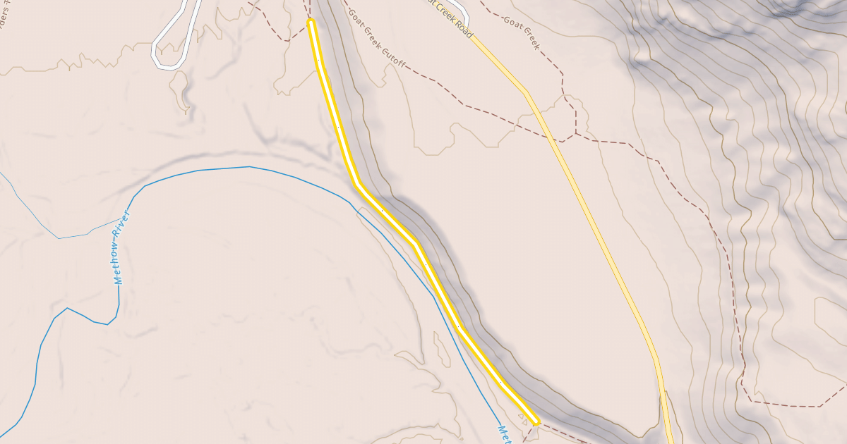 Map preview of Methow Community Trail- Browns Farm to Suspension Bridge Trailhead