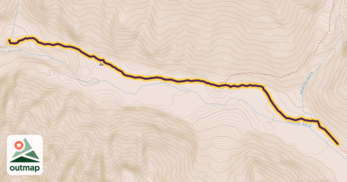 Map of Umasi La trail 6
