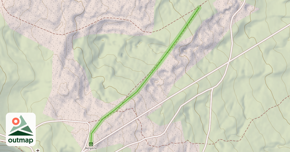 Map of Le Chamois