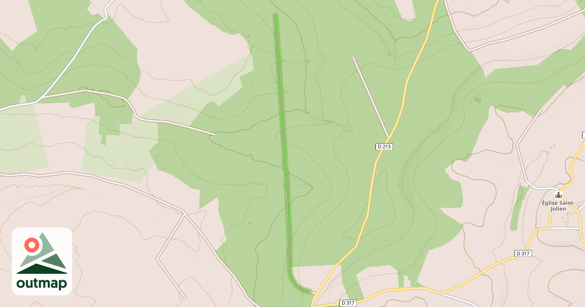 Map of Chemin Blanc