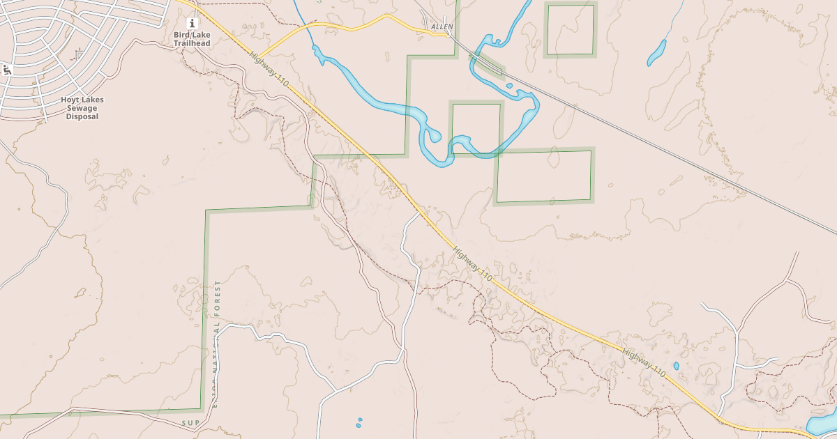 Map preview of BIRD LAKE ATV