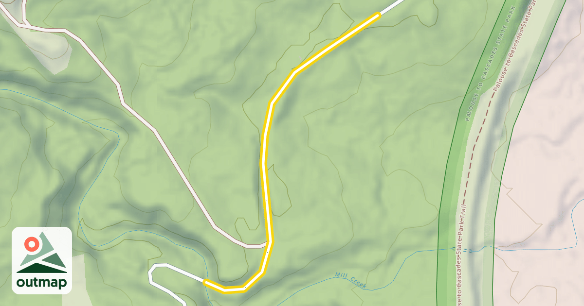 Map of Forest Road 9070