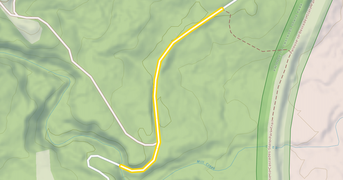 Map preview of Forest Road 9070