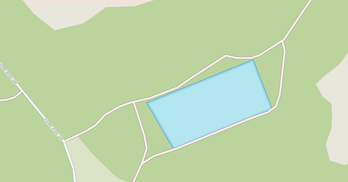 Map preview of USFS National Forest System Roads {D0A1161D-A4C2-4BEF-A807-BF51BA3FD5C3}