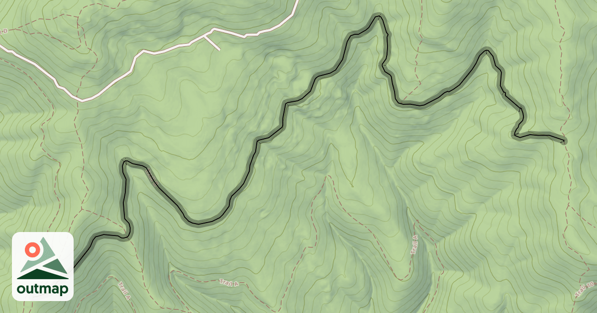 Map of Trail B