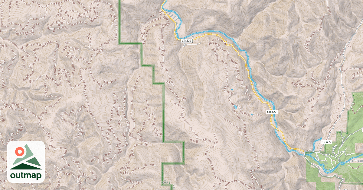 Map of LITTLE RATTLESNAKE MTN