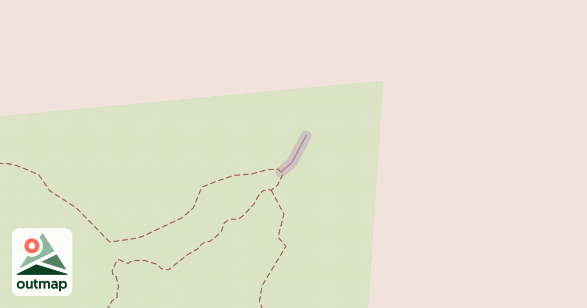 Map of Downybrook Nature Preserve East Side Trail