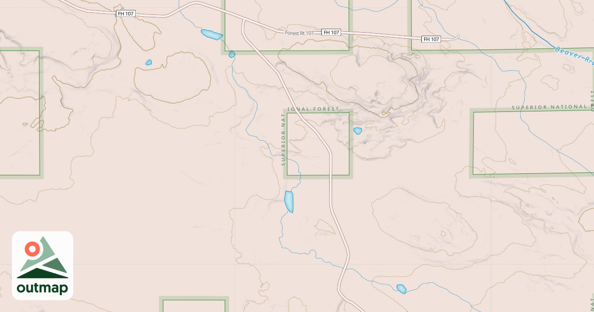 Map of KANE LAKE SPUR J