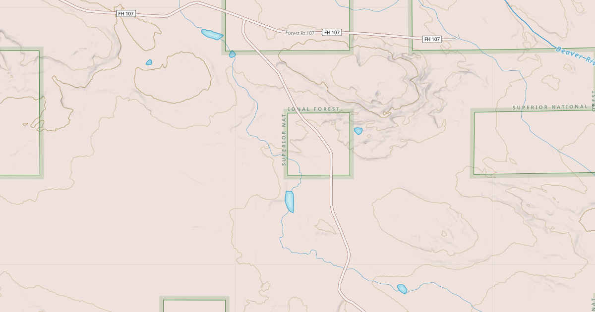 Map preview of KANE LAKE SPUR J