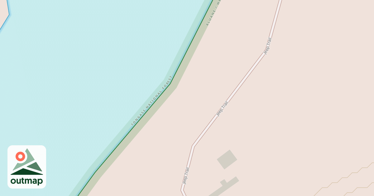 Map of Takeout Alternate Trail