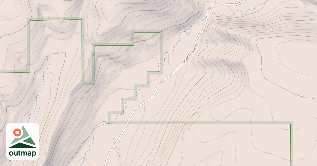 Map of TIMBER CREEK-MOTORIZED MIXED U