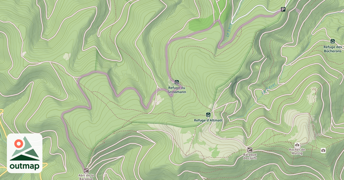 Map of Route des Russes