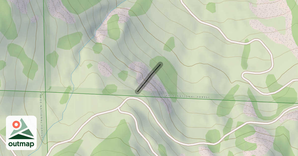 Map of Face Cliffs