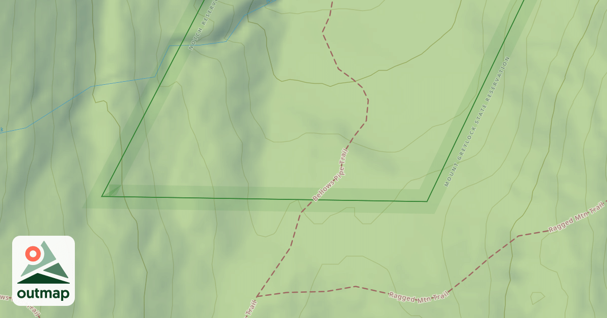 Map of Bellows Pipe Trail
