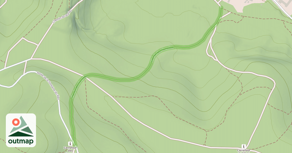 Map of Chemin des Pierrettes