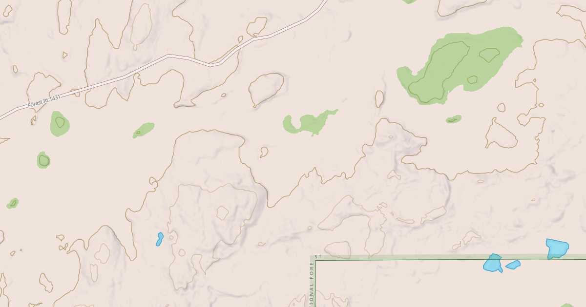 Map preview of Hatchet Spur B