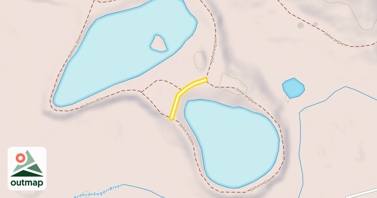Map of John's Glen
