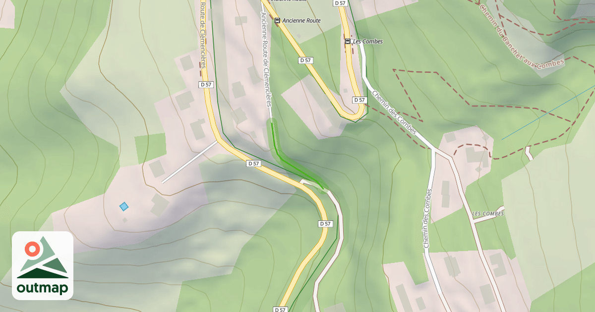 Map of Ancienne Route de Clémencières