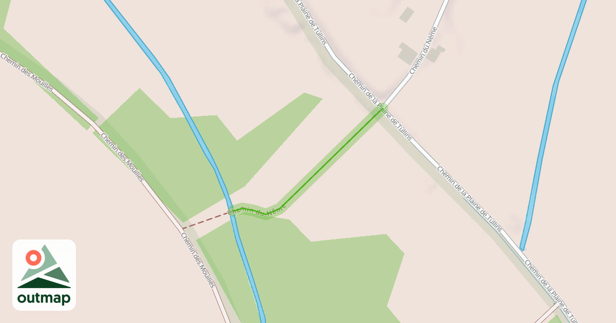 Map of Chemin du Nême