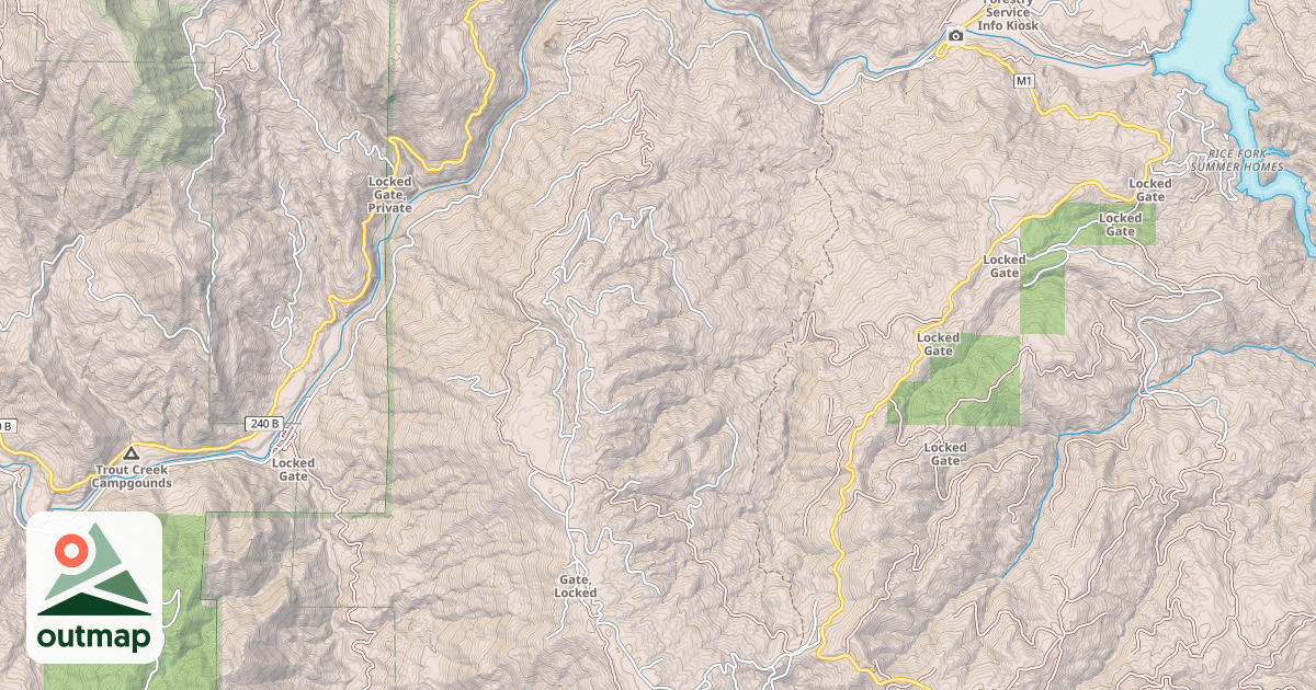 Map of PINE MTN