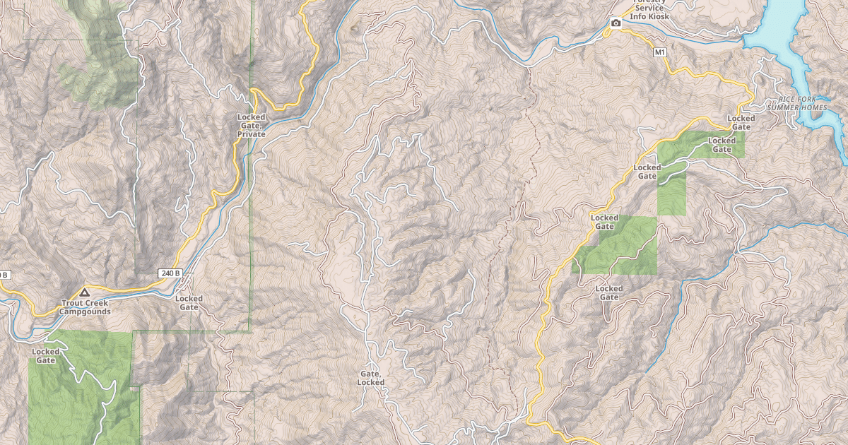 Map preview of PINE MTN