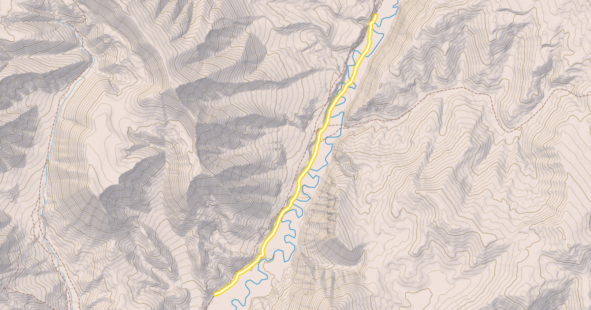 Map preview of Fish Creek Road Snowmobile Trail