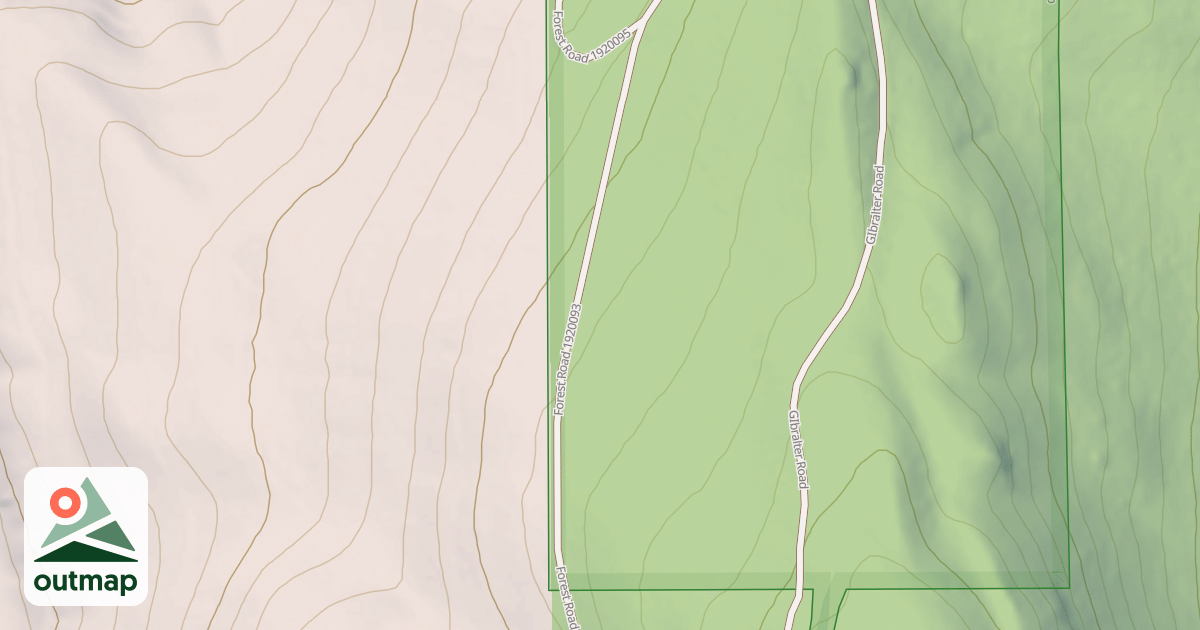 Map of USFS Motor Vehicle Use Map Roads {24947DAF-0576-495E-9777-E3C28791A6E9}