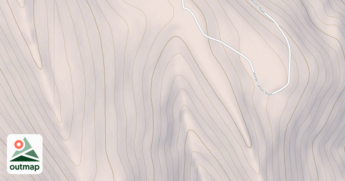Map of HORNET CANYON ATV EAST