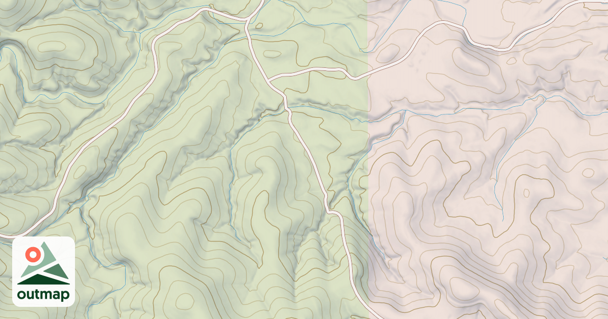 Map of 16055: Debney Canyon