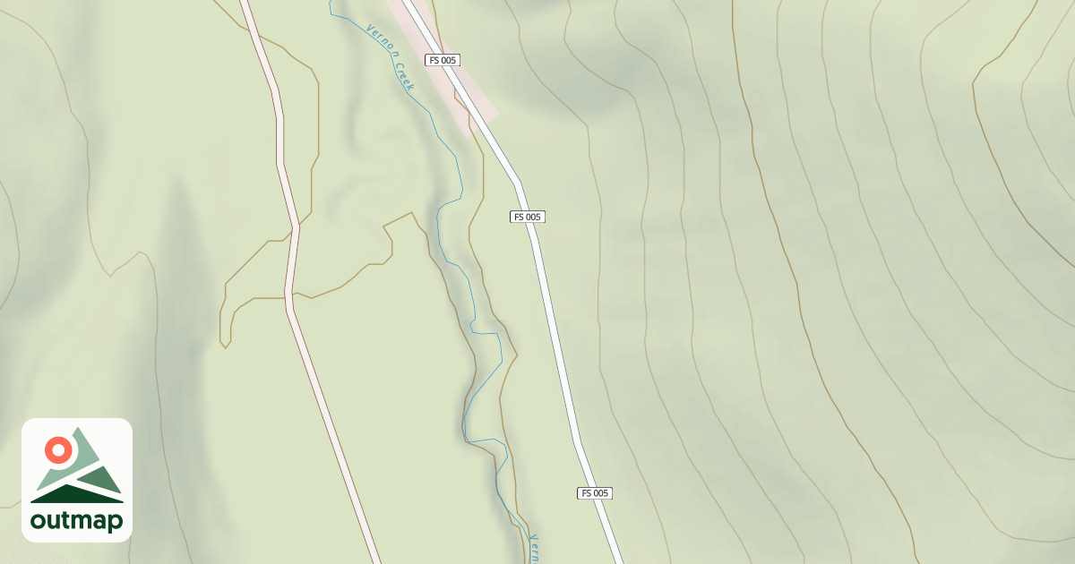 Map of MAIN CANYON