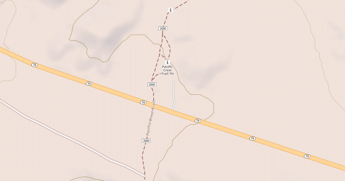 Map preview of BULL CANYON PARKING