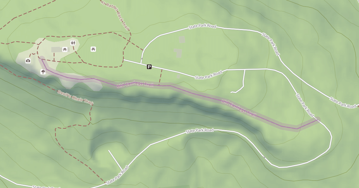 Map preview of Old Carriage Trail