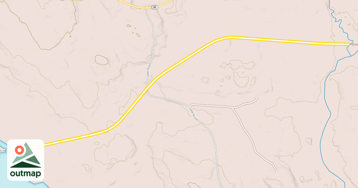 Map of Down East Sunrise Trail