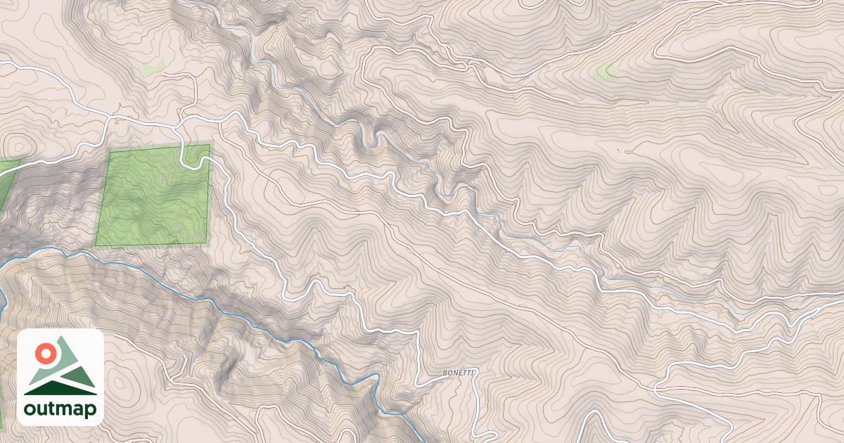 Map of CAMP CREEK