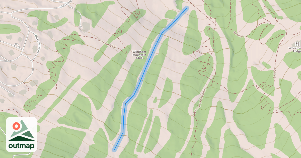 Map of Lower Wolverine
