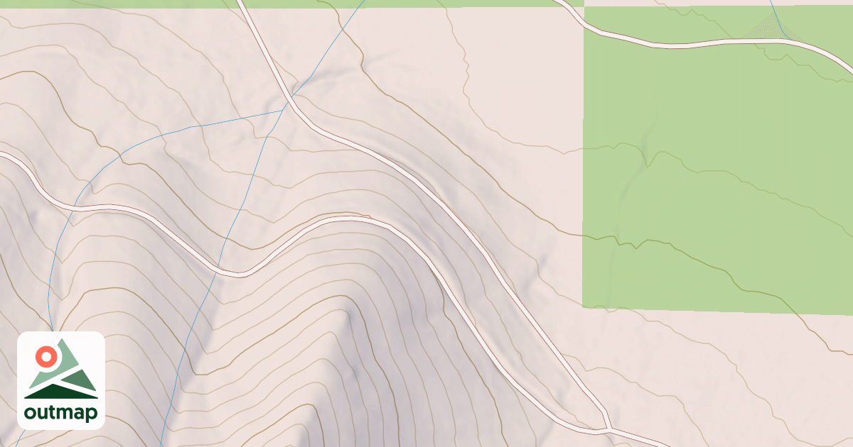 Map of NORTH TURNER MTN