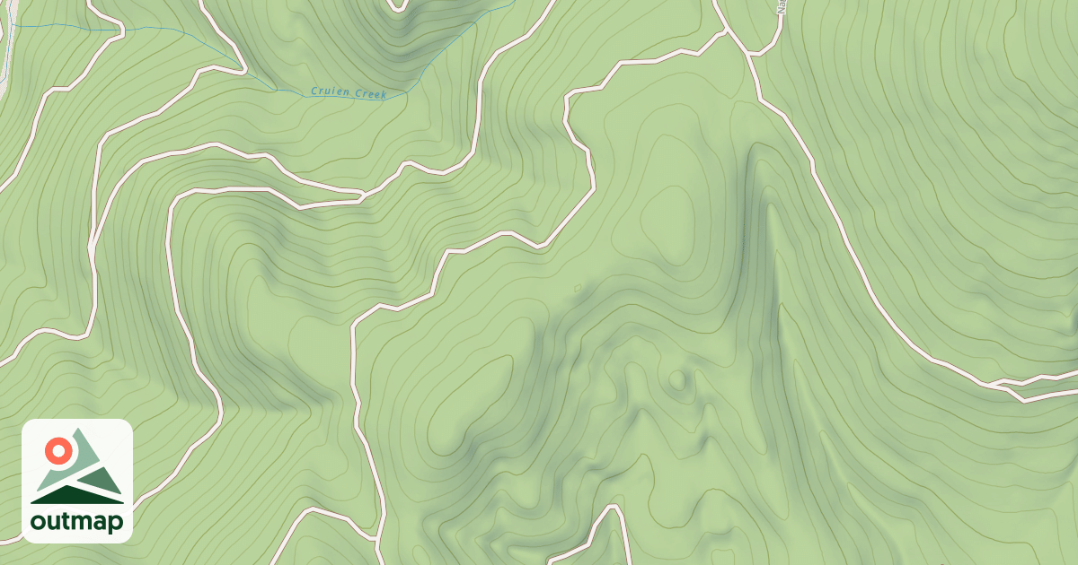 Map of BIG CR BALDY MTN F