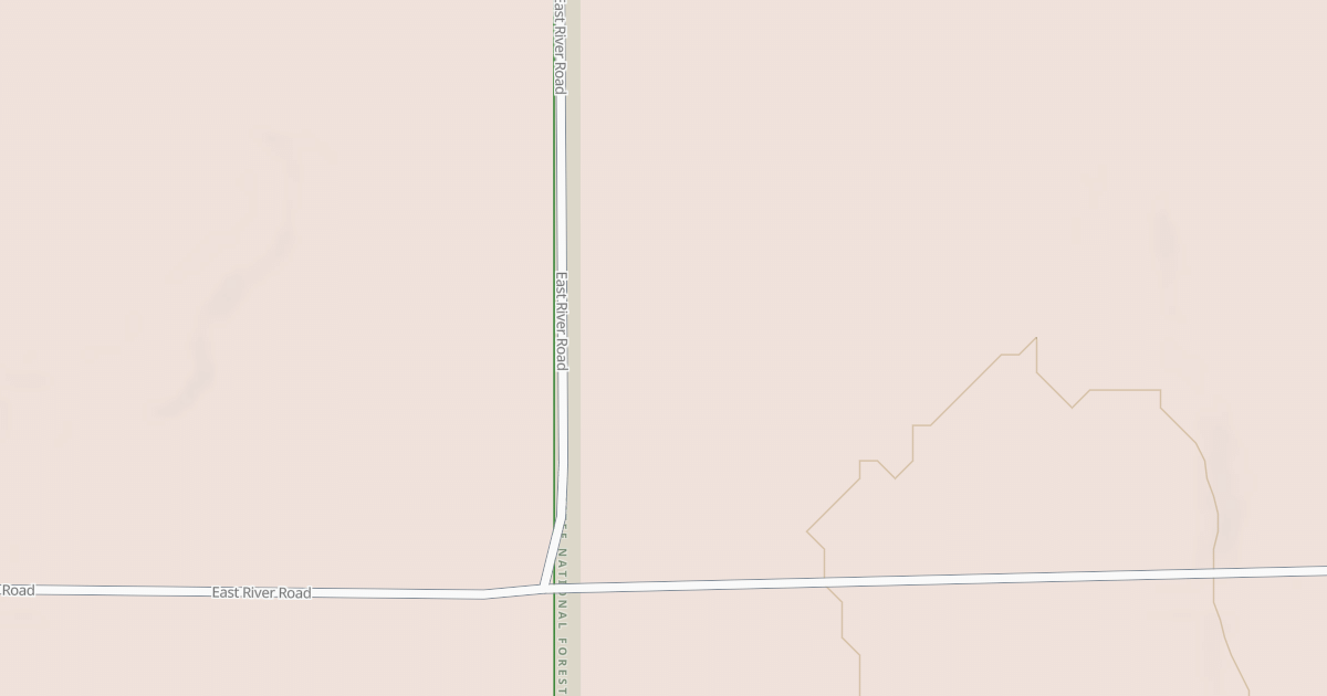 Map preview of CRYSTAL VALLEY SKI TRAILHEAD