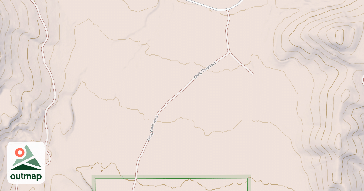 Map of SOUTH CHING CREEK