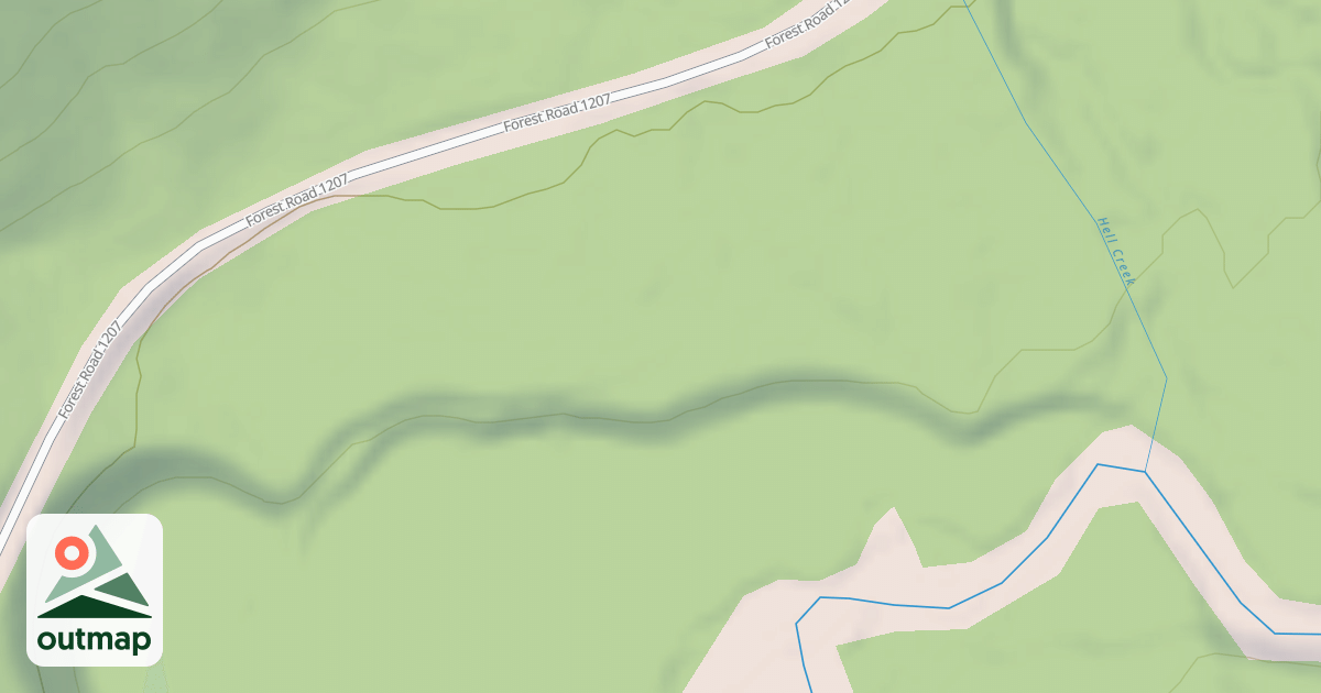 Map of USFS National Forest System Roads {F1C961D4-FFE1-4984-AC0B-4544FDCC35D8}