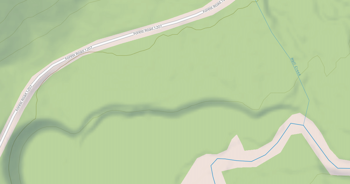 Map preview of USFS National Forest System Roads {F1C961D4-FFE1-4984-AC0B-4544FDCC35D8}