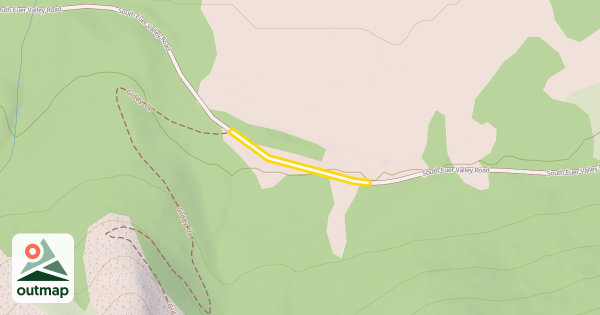 Map of South Euer Valley Road