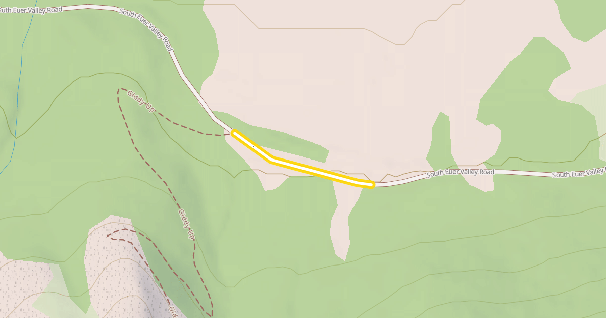 Map preview of South Euer Valley Road