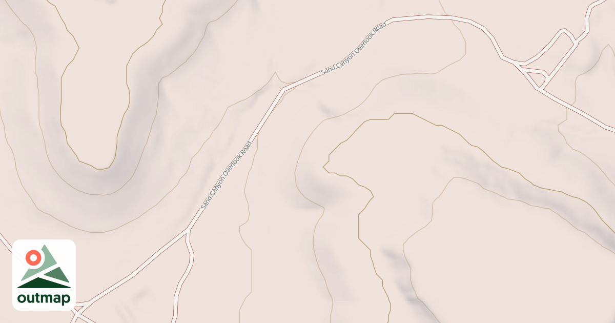 Map of SAND CANYON OVERLOOK