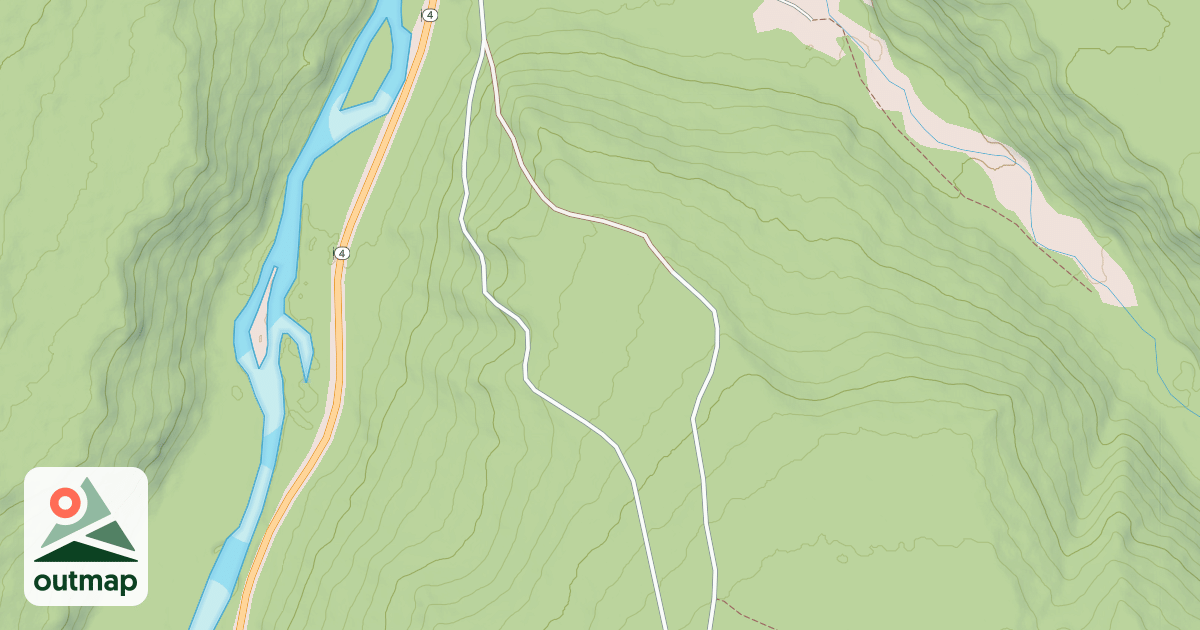 Map of Bernard Creek