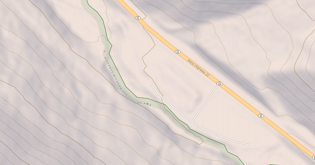 Map preview of HWY 22 SU